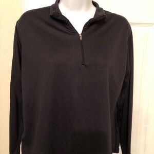 Patagonia Women's Capilene Black Long Sleeve Top 1/4zip pullover medium